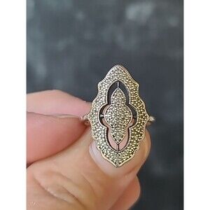 Pandora 925 Sterling Silver CZ Cut Out Ring, SIZE US 4.25